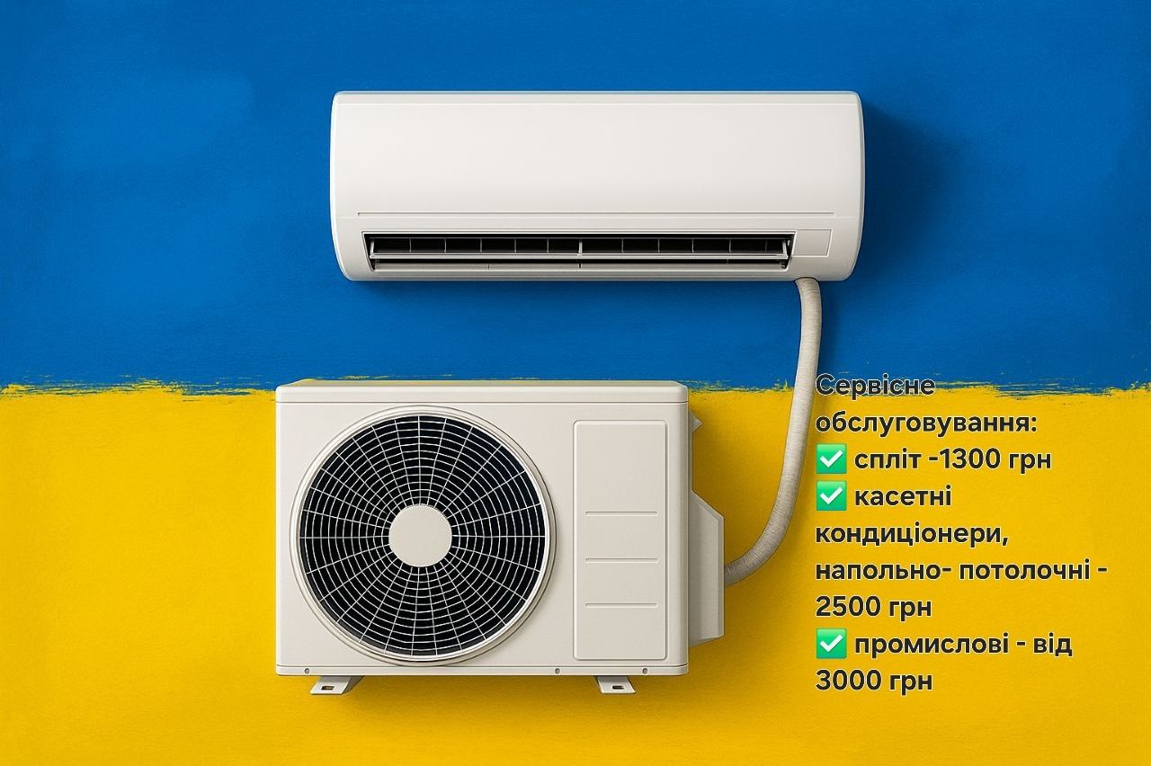 Чистка  Установка  Кондиціонер IDEA Midea Olmo Tosot TCL