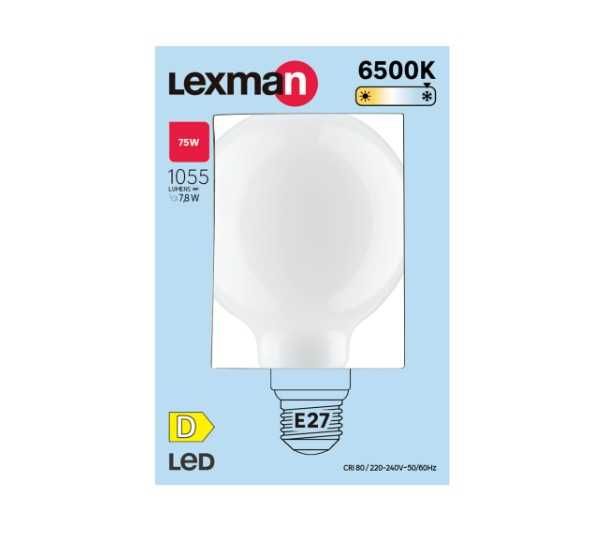 Żarówka LED E27 7,8 W 1055 lm Zimna biel Lexman