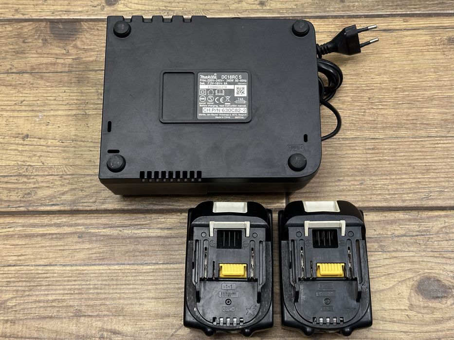 Zestaw Makita 2x bateria akumulator 5AH + szybka ładowarka DC18RC