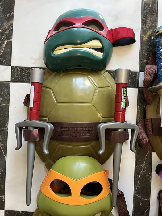 Панцирь маска оружие костюм ниндзя черепашки