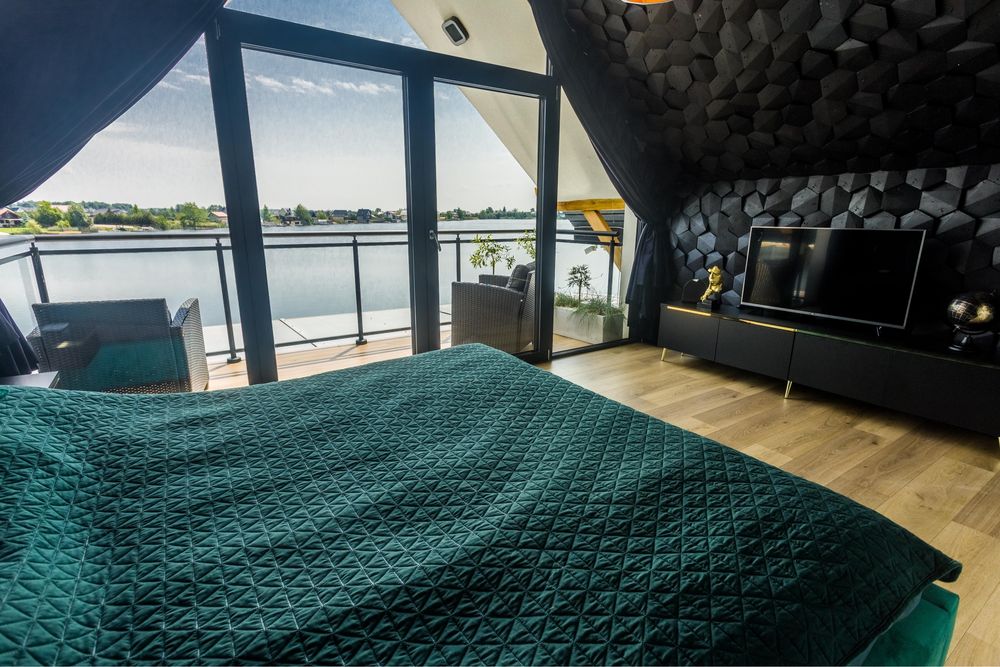 Śliczny Domek nad Jeziorem Spalona z Jacuzzi Sauna zapraszamy
