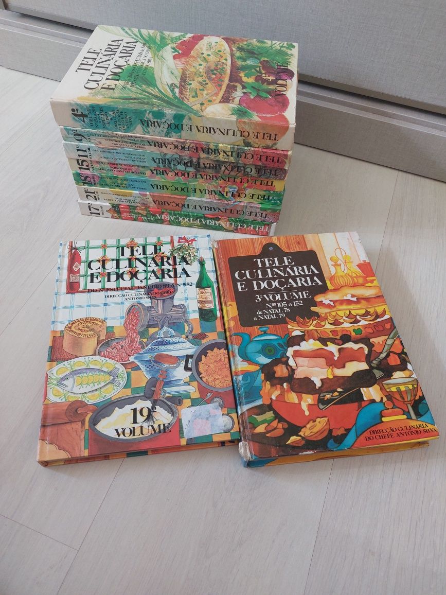 Livros Tele Culinária e Doçaria | Colectânea do Chefe António Silva