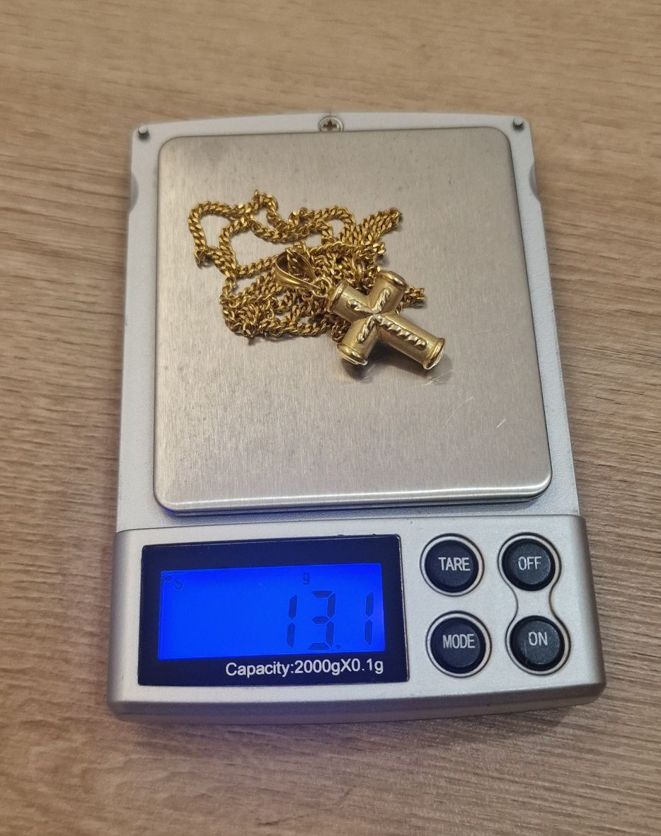 Fio em Ouro com Cruz 19.2K