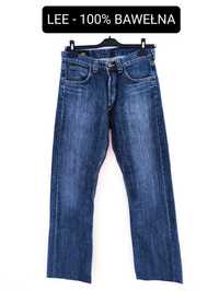 Proste jeansy spodnie jeansowe z prostymi nogawkami dżinsy Lee