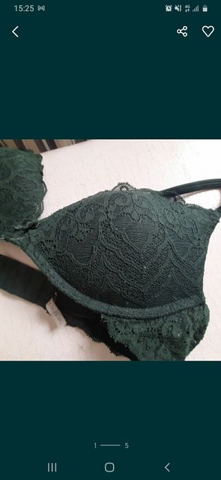 Soutien push up Intimissimi azul e verde