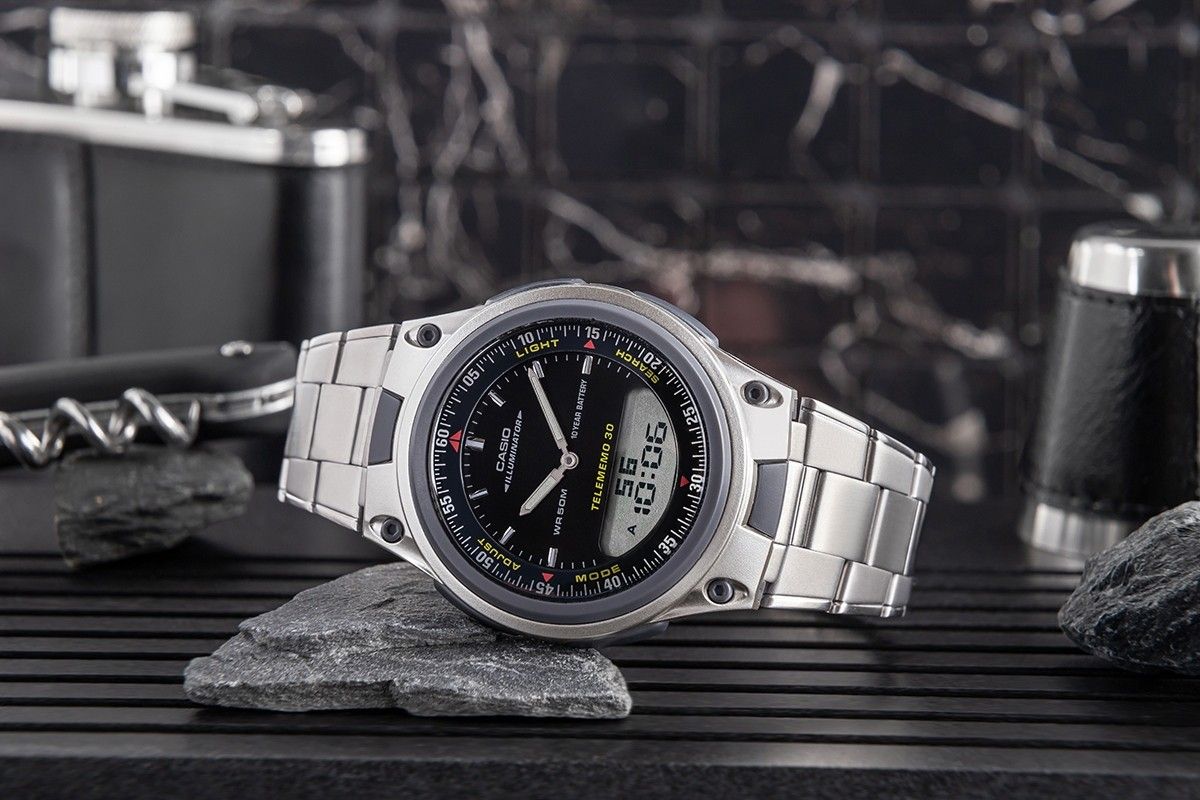 zegarek męski casio dual aw-80d-1avdf + box