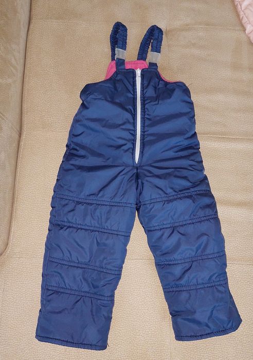 Зимовий комбінезон дитячий на овчині, дівчинка 1-2 роки