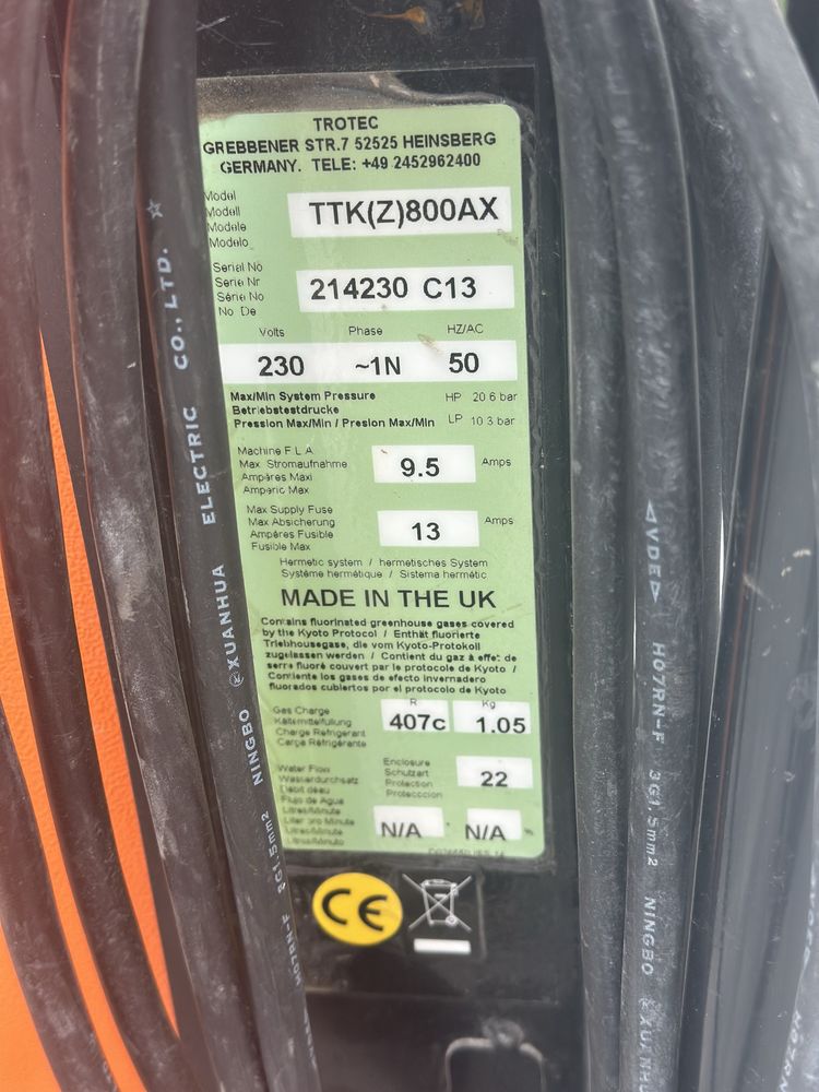 Osuszacz powietrza pochłaniacz wilgoci Trotec TTK 800AX
