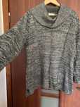 Sweter golf szary Calvin Klein oversize