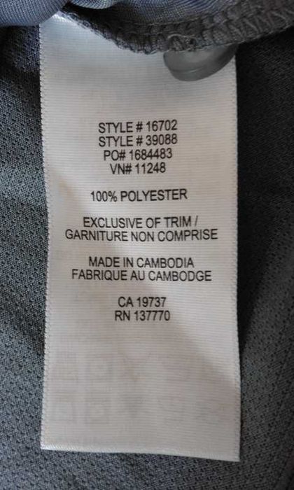 podkoszulek męski szary polo koszulka