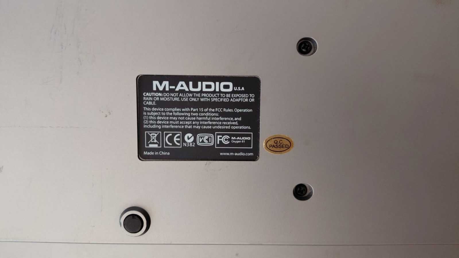 Teclado Midi M-Audio Oxygen 61