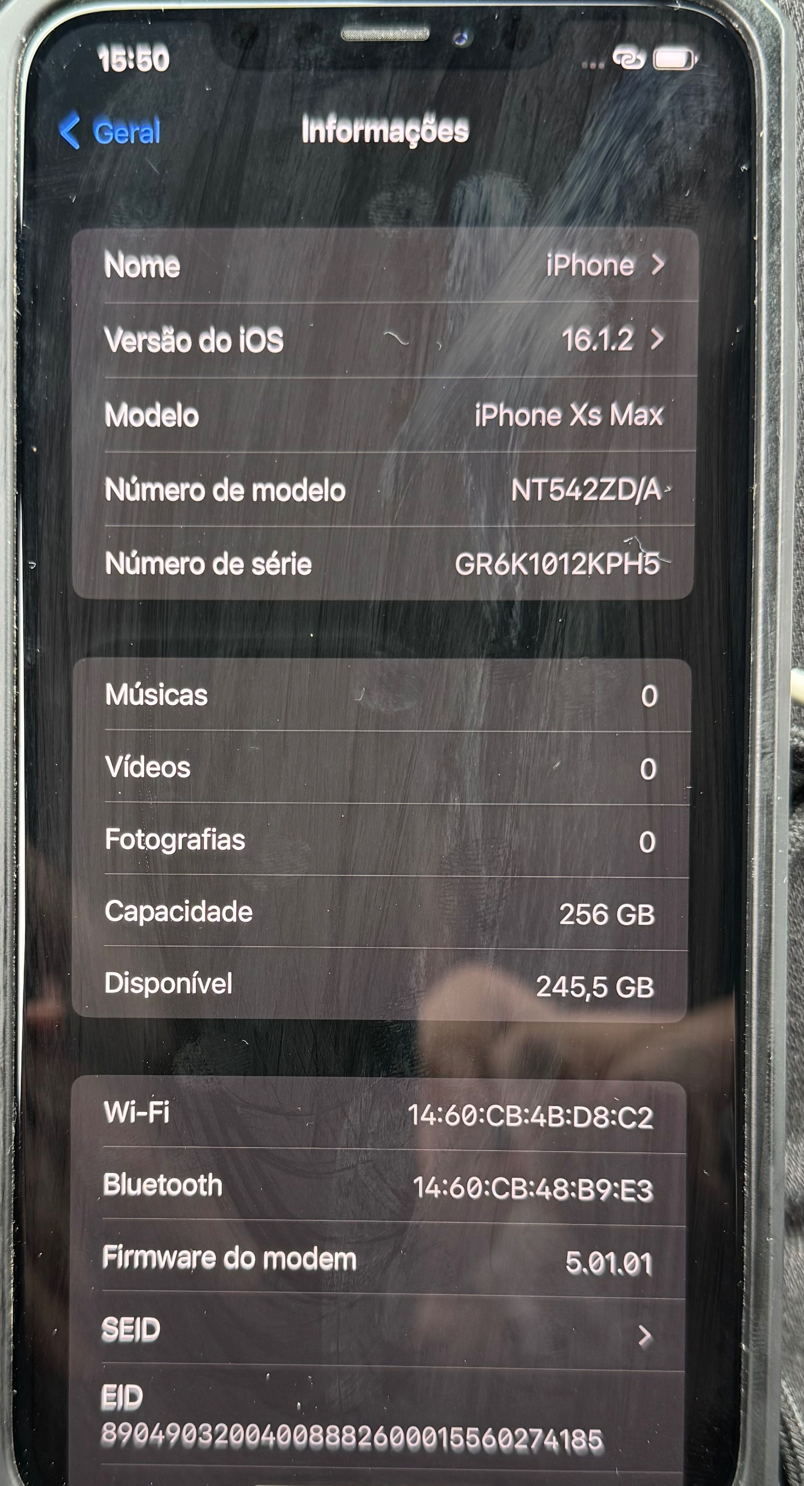 IPhone XS Max semi-novo