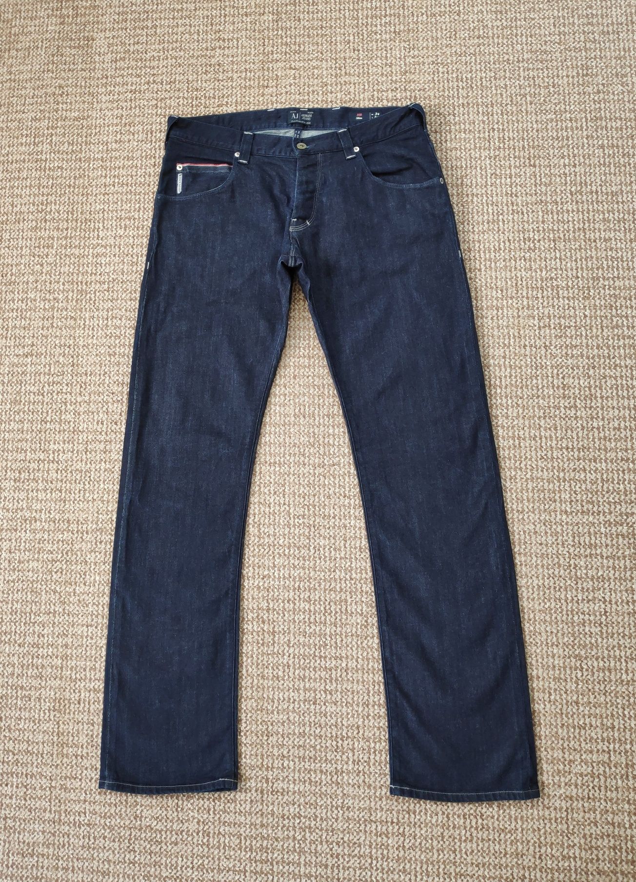 ARMANI JEANS J08 Slim Fit джинсы селвидж ОРИГИНАЛ W34 L34