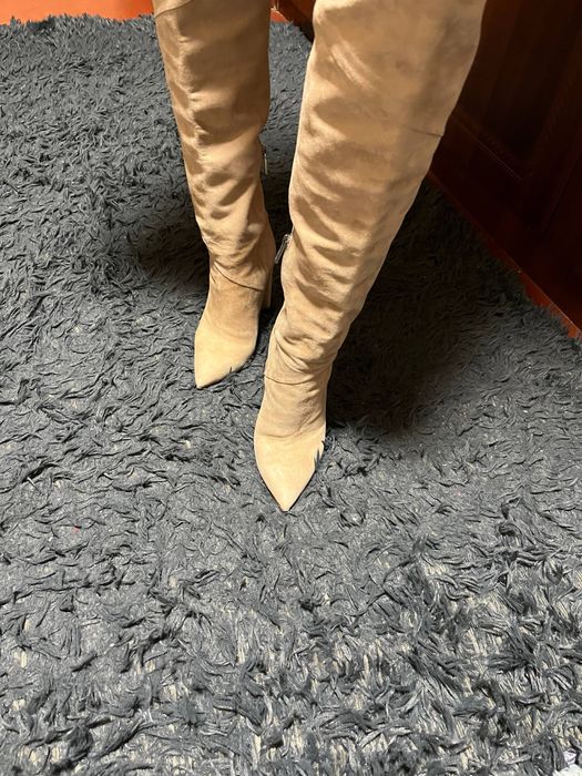 Замшеві Ботфорти Vero Cuoio