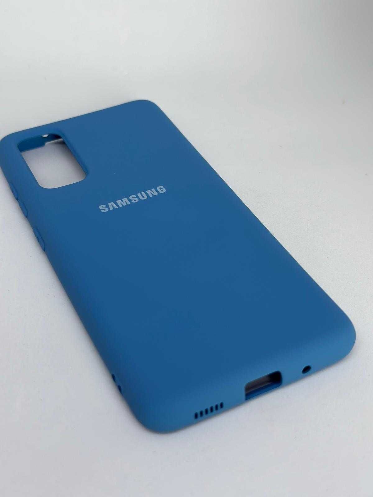 Samsung S20 Obudowa Etui Case Silikonowy Niebieski kod 848