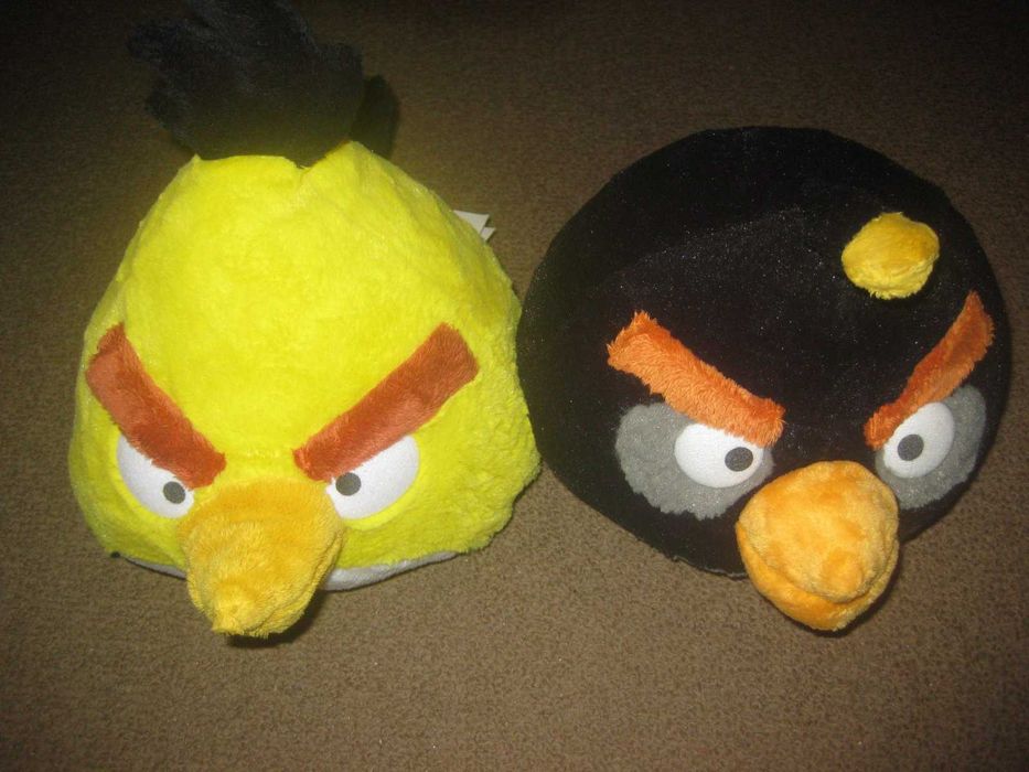 6 Peluches "Angry Birds" Novos!