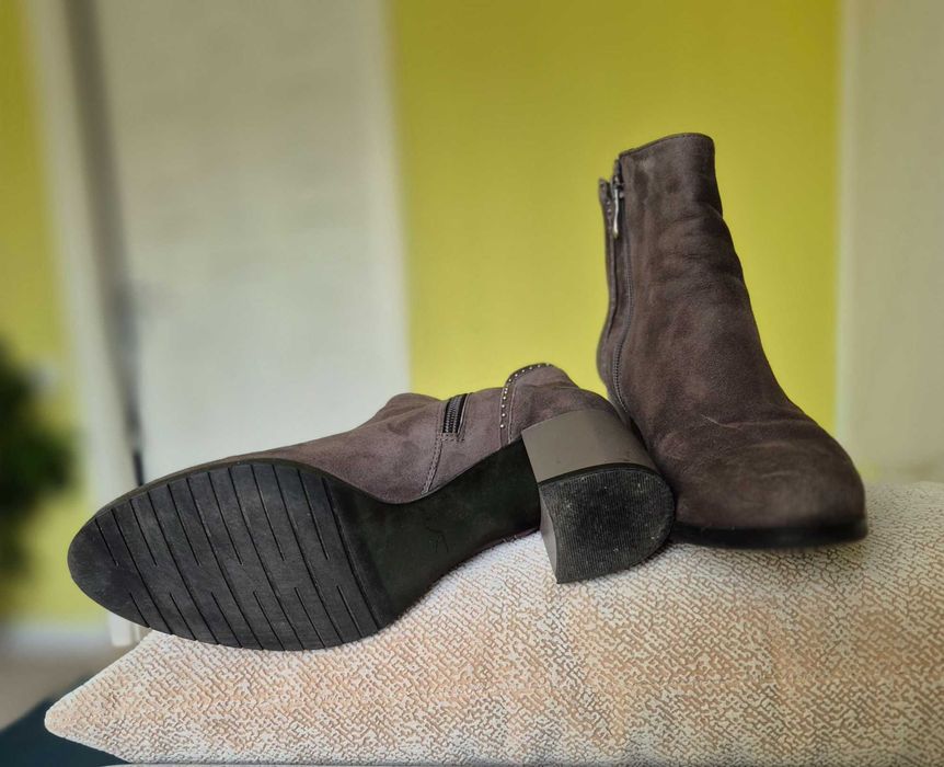 Напівчеревики, замша, р.40