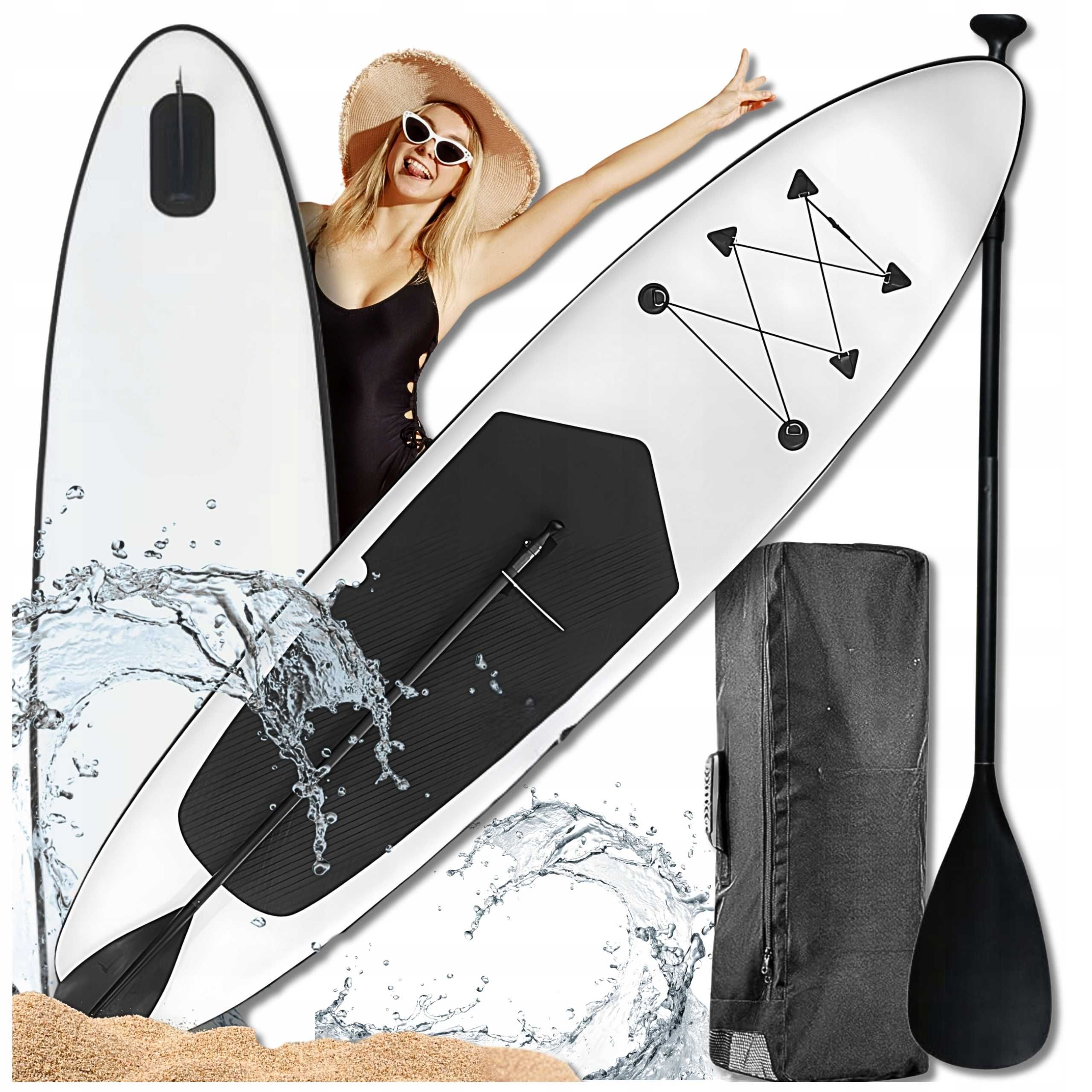 Deska SUP 300 cm – pompowana + wiosło + plecak