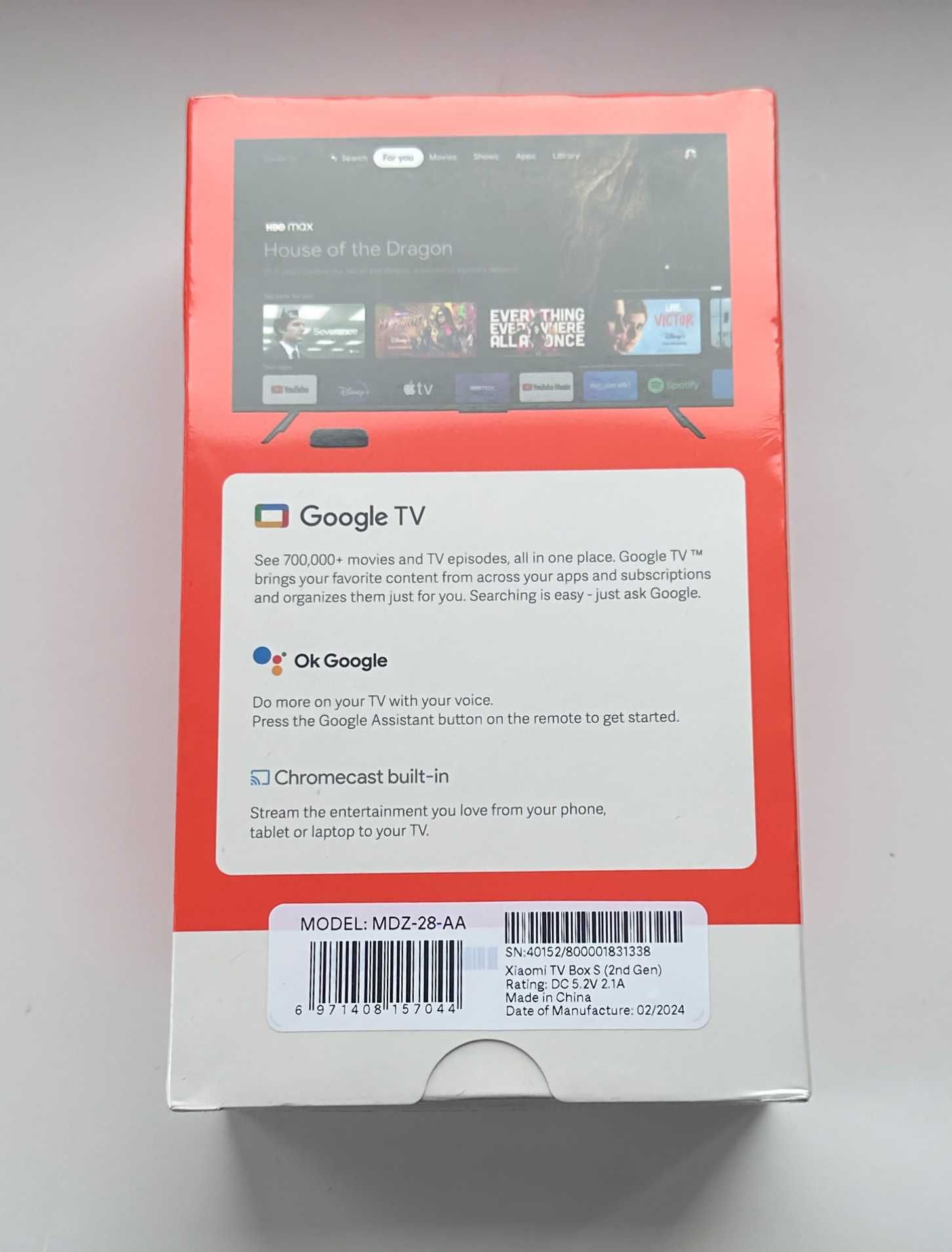НОВА ТБ Приставка Медіа Плеєр Xiaomi Mi TV Box S (2nd Gen)