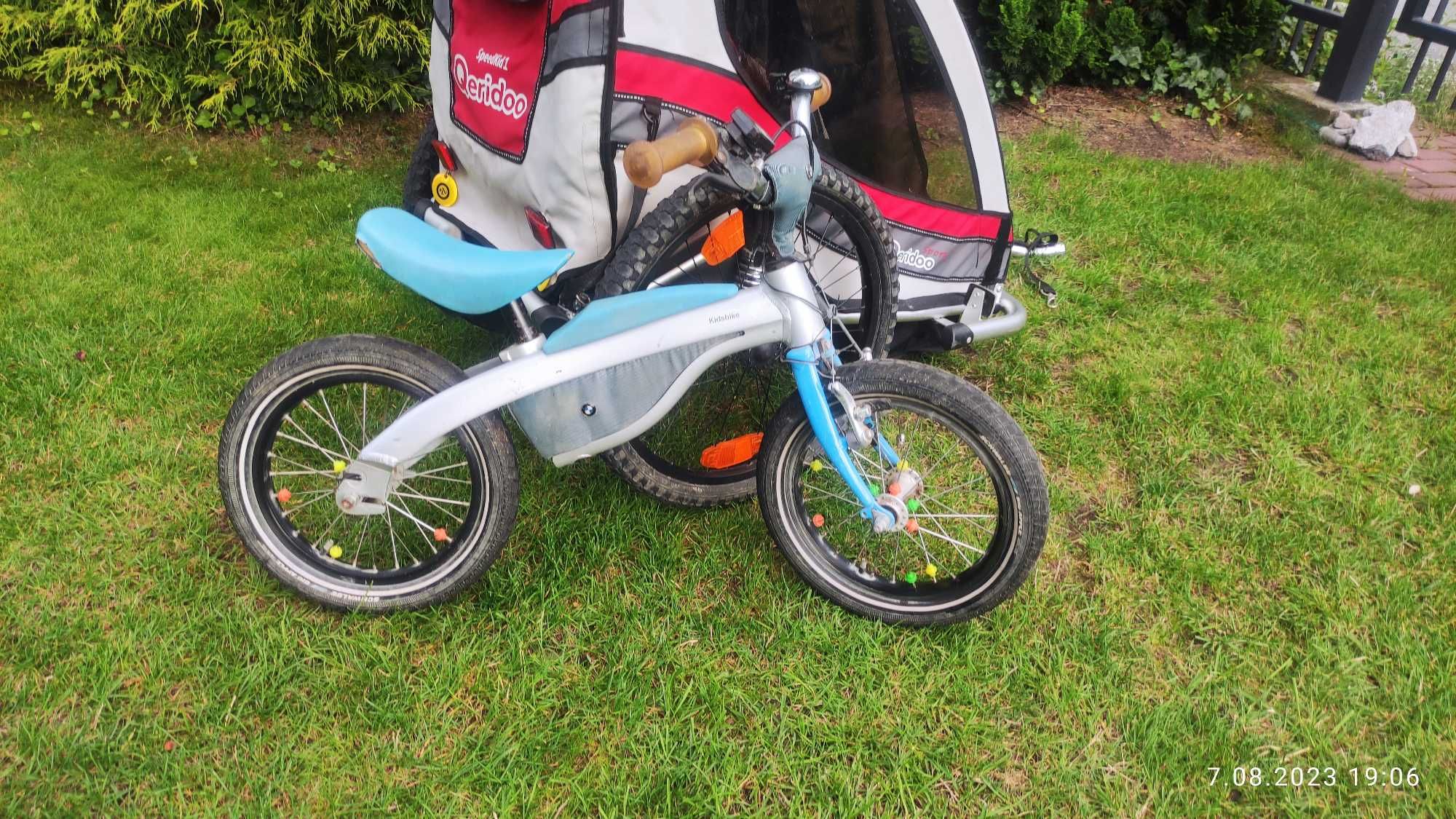 Biegówka / Rowerek Dziecięcy BMW kidsbike 14"  2w1 + doczepiane pedały