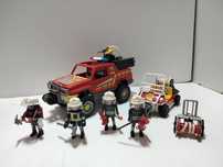 Playmobil straż pożarna 2 auta pomocnicze