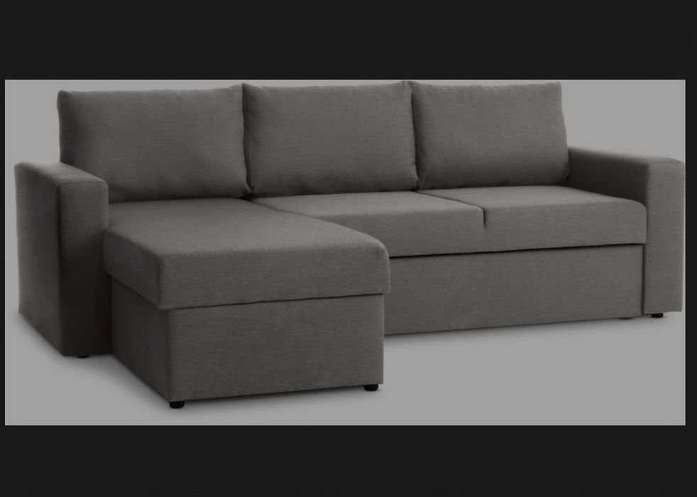 Narożnik szary 3 osobowy