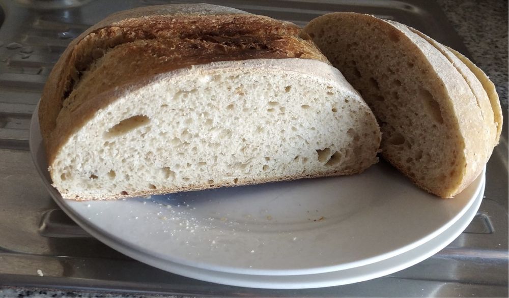 Pāo de massa māe e longa fermentacao