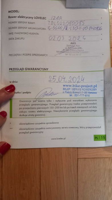 Sprzedam nowy rower elektryczny