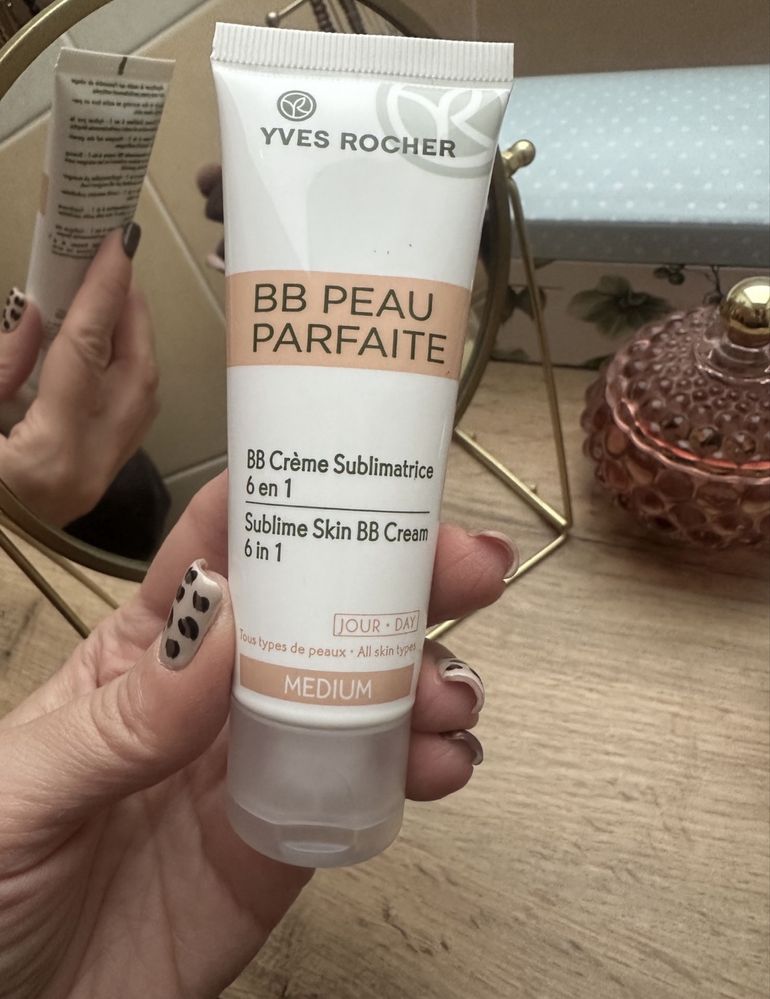 Puder maybelline fitme 220 + krem podkład BB Yves Roher medium
