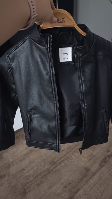 Kurtka skórzana chłopięca 122