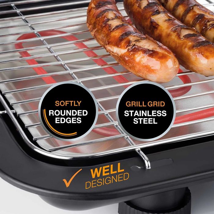 Elektryczny grill stojący z rusztem  XXL (51 x 30 cm)  2200 W