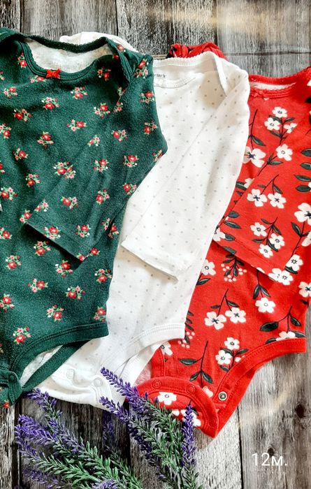 Набор бодиков, набір бодиків, футболки, кофточки. Кофтинки carter's
