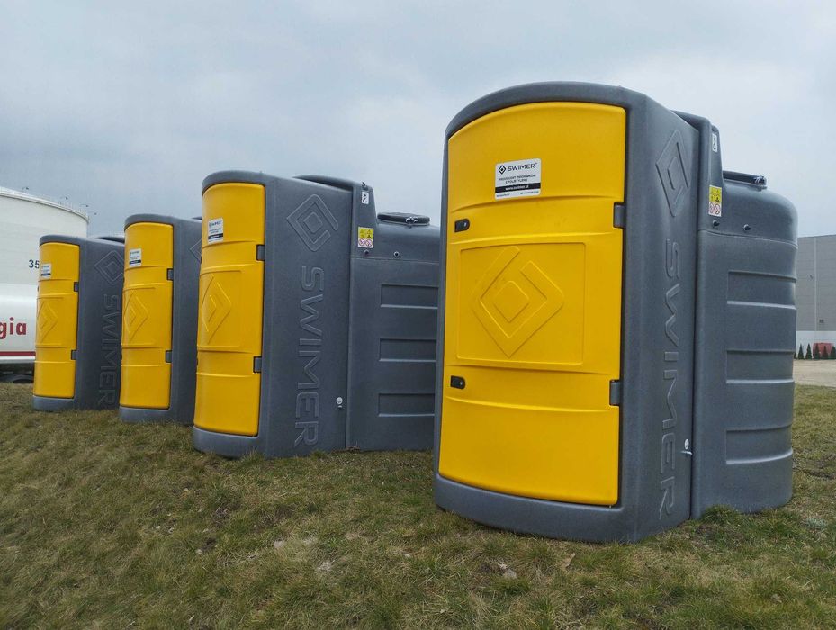 Zbiornik SWIMER 2500 + licznik cyfrowy z PAMIĘCIĄ i ZWIJADŁEM 8m