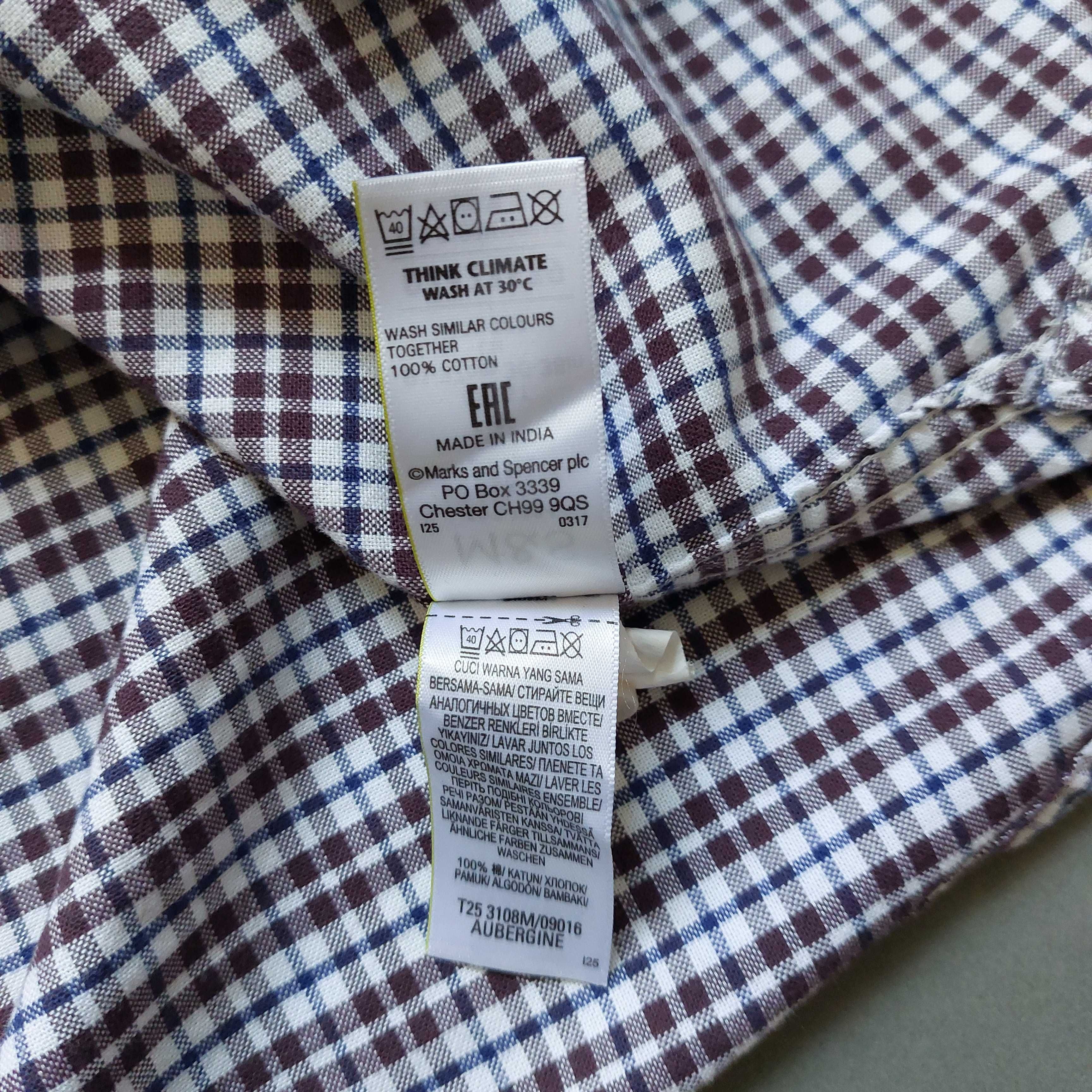 Koszula M&S Collection S regular 100% bawełna