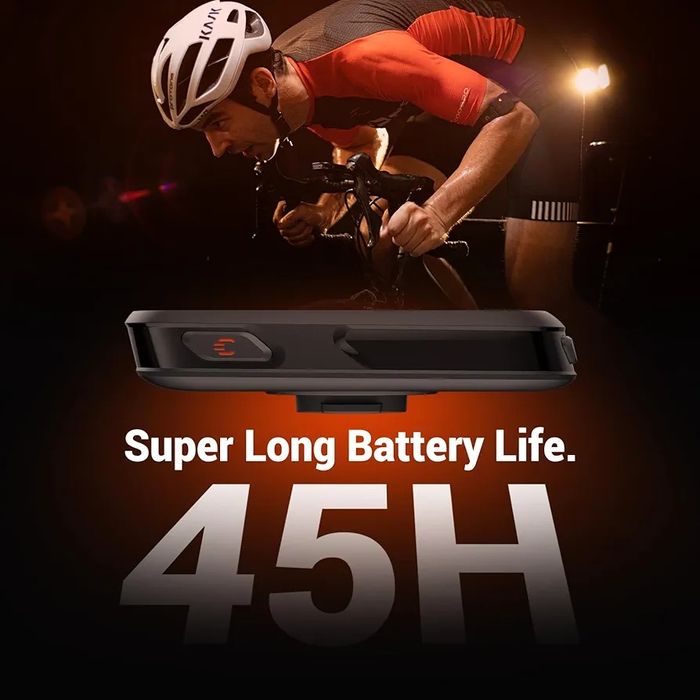 Велокомп'ютер COOSPO CS500 бездротовий, велокомп'ютер з навігацією