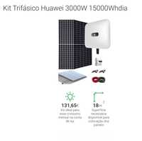 Kit painéis solares trifásico 3000W