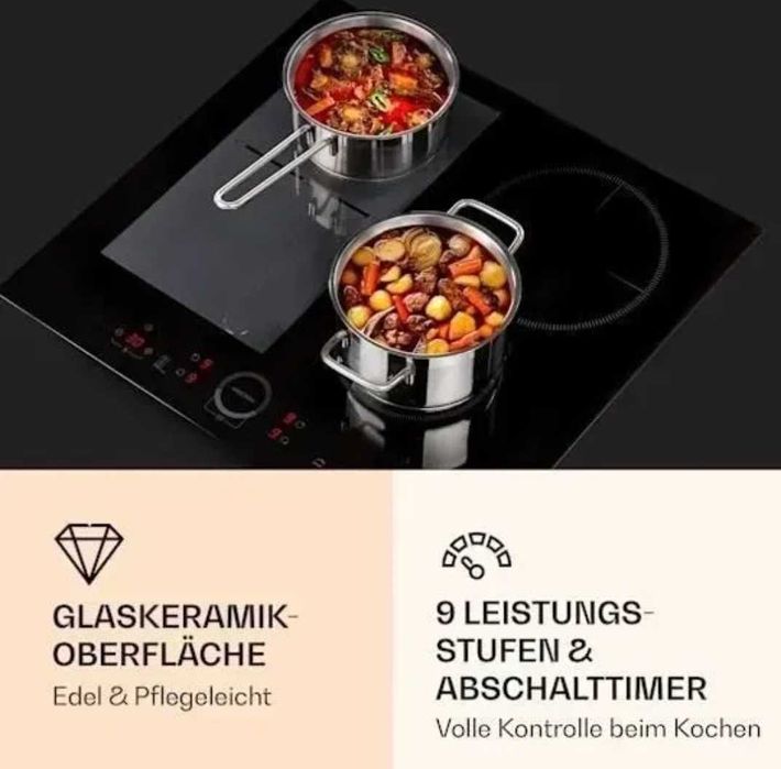 Индукционная варочная поверхность Klarstein Delicatessa Hybrid 60