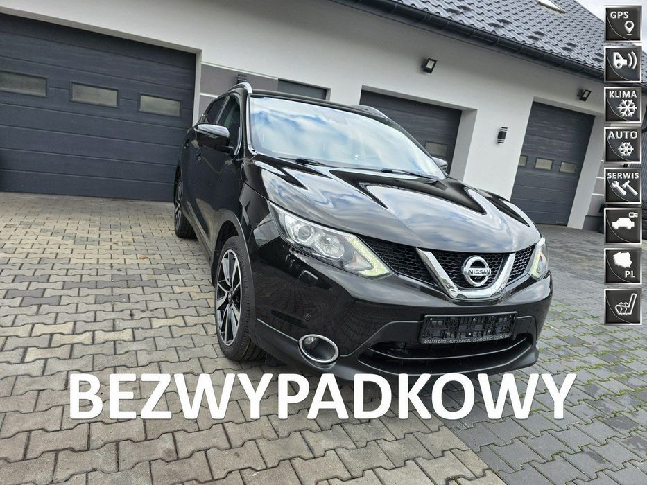 Nissan Qashqai kamera cofania*kamery 360*relingi*opłacony*el. fotele*podrzewane fotel