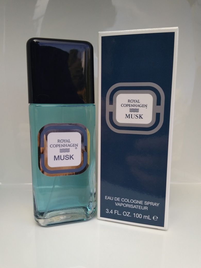 Royal Copenhagen Musk 100 ml EDC spray perfumy męskie vintage unikat