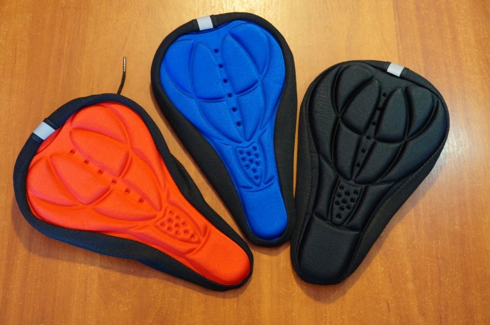 М'яка накладка чохол на велосипедне сідло, чехол на седло