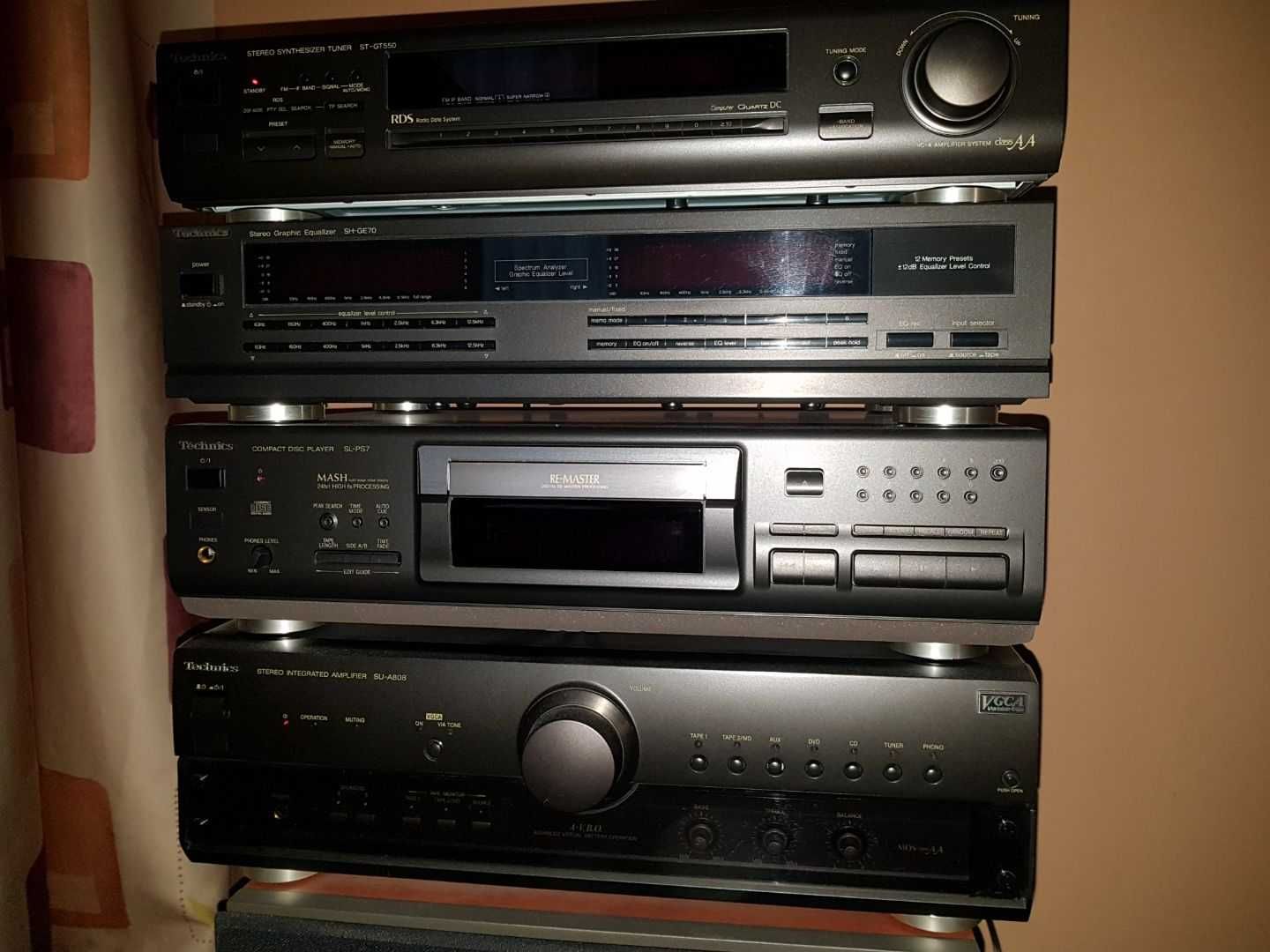 Technics SU-A808 SL-PS7 SH-GE70 ST-GT550