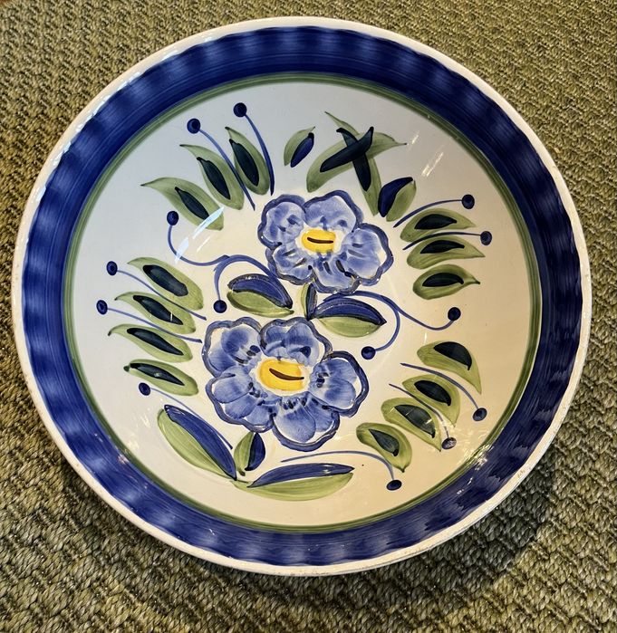 Ręcznie malowana włoska misa Claudio Bernini