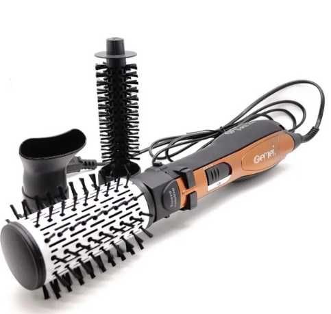 Фен браш насадкою стайлер для волосся Gemei GM 4828 фен-щітка стайлер