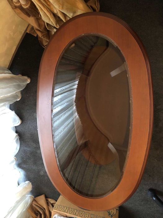 Столик журнальний дерев`яний зі склом м Рівне