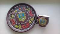 Сувенирная тарелка, сувенир, роспись по тарелке
