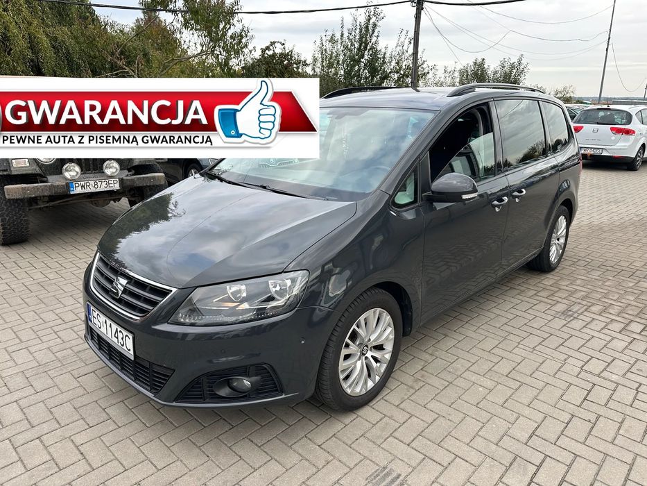 Seat Alhambra 2,0 TDI 150 KM 7-osób Automat Serwis GWARANCJA Zamiana Zarejestrowany