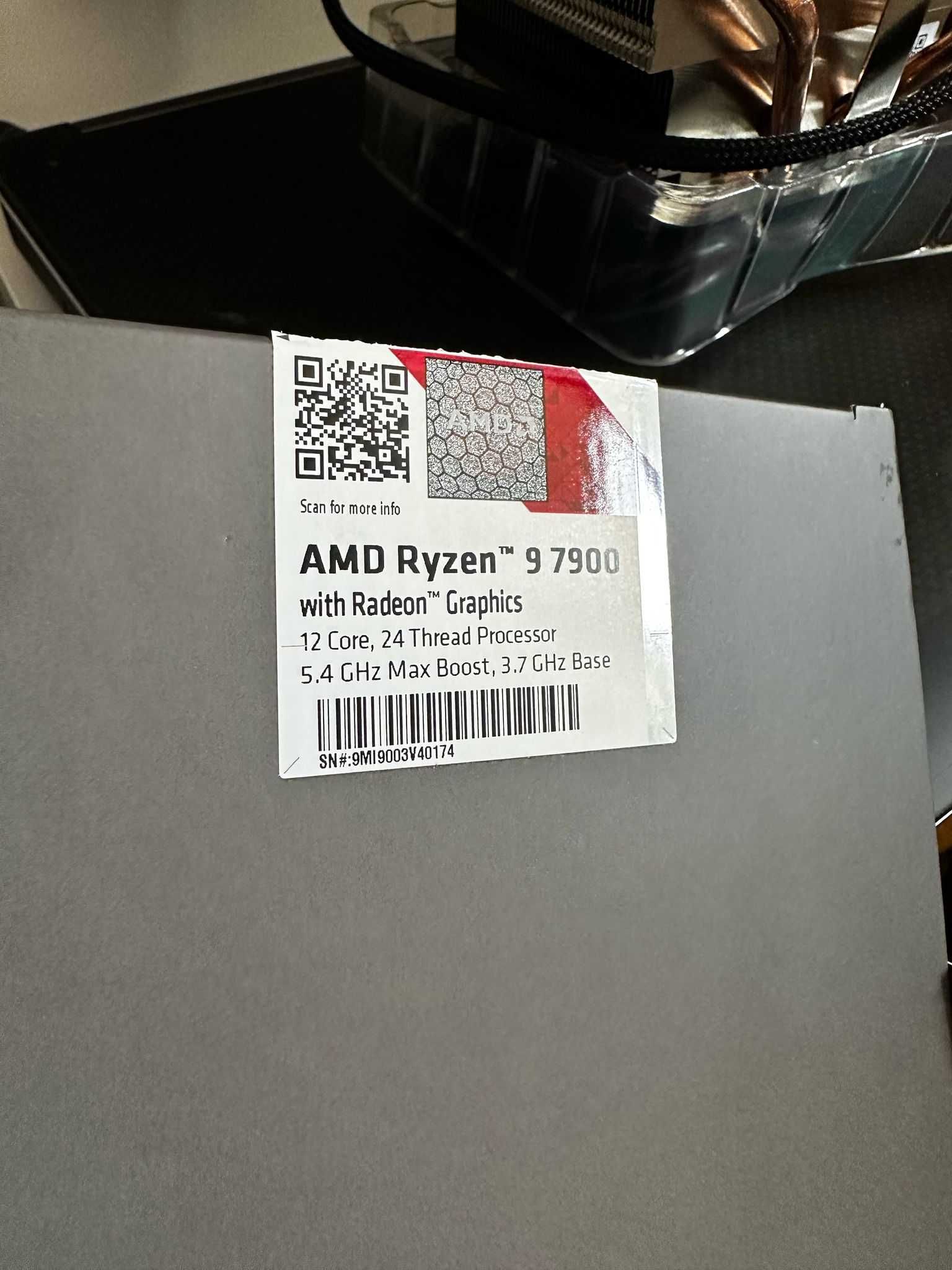 Chodzenie AMD Ryzen 9 oryginalne AMD