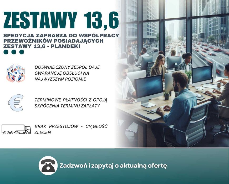 Poprowadzimy Zestaw 13,6 / Uczciwe i jasne warunki / Kraje UE /