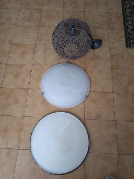 Conjunto de 3 candeeiros para interior