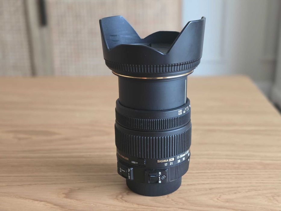 Obiektyw Sigma 17-50 mm F2.8 EX OS HSM najtaniej Nikon